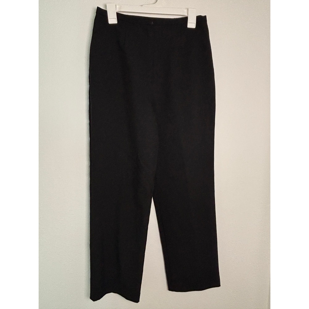 R&K Originals Black Straight Leg Dress Pants Womens Size 10 Office Professional